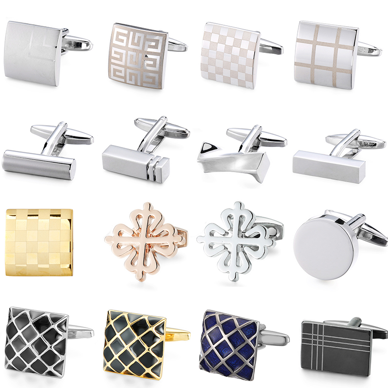 Drone Camera Stabilized - High quality carved simple smooth cufflinks
