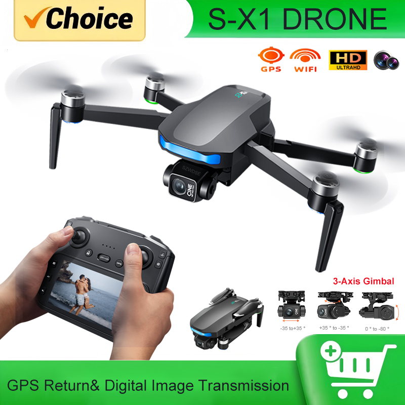 S-X1 MAX GPS Drone with 3-Axis - Drone Camera With Gimbal review and price