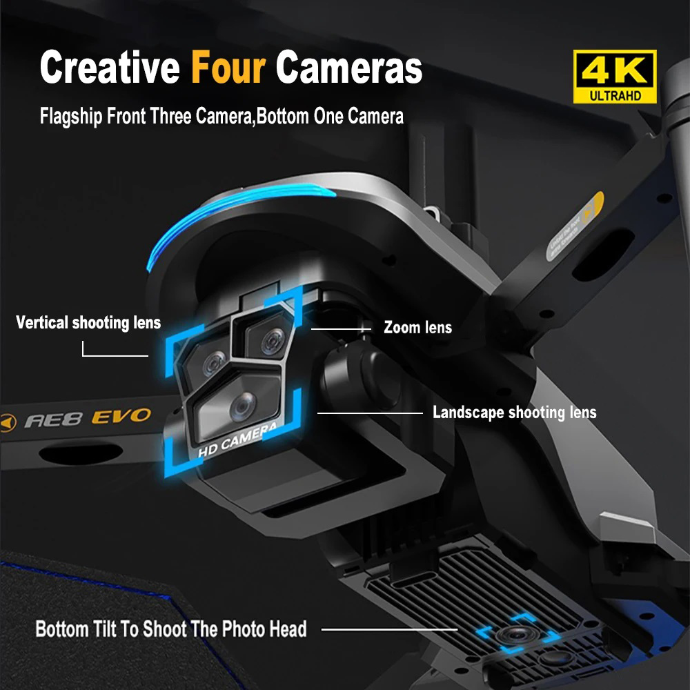AE8 EVO Drone 4K Professional  - Drone Camera Professional review and price