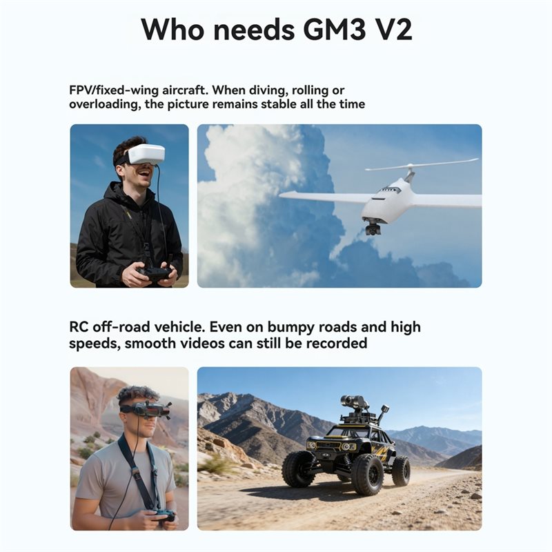 [NEW!A25P】 GM3 V2 FPV Gimbal 3 - Drone Camera With Gimbal review and price